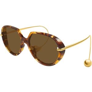 Bottega Veneta BV1436S 002 ONE SIZE (60) Havana Unisex Napszemüvegek kép