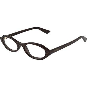 Alexander McQueen AM0559O 002 ONE SIZE (51) Havana Férfi Dioptriás szemüvegek kép