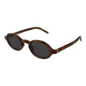 Saint Laurent SLM161 003 ONE SIZE (48) Havana Unisex Napszemüvegek kép