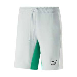 PUMA Sportnadrágok világosszürke / zöld / fehér kép