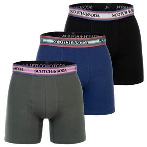 SCOTCH & SODA Boxeralsók kék / sötétzöld / világospiros / fekete kép