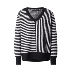 VERO MODA Pulóver 'VMURANUS' fekete / fehér kép