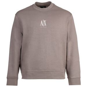 ARMANI EXCHANGE Tréning póló világosbarna / fehér kép