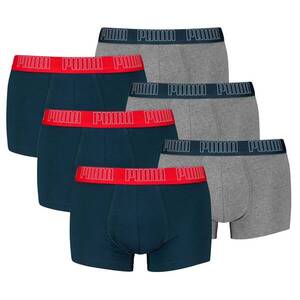 PUMA Boxeralsók tengerészkék / sötétszürke / piros / fehér kép