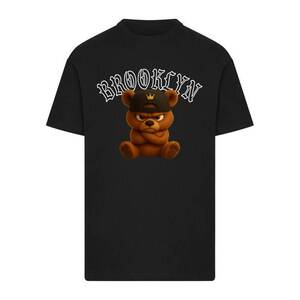 Mister Tee Póló 'Brooklyn Born Legend' barna / fekete / fehér kép