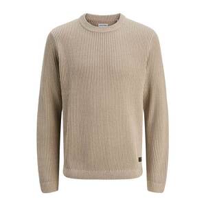 JACK & JONES Pulóver 'JJEDover' bézs kép