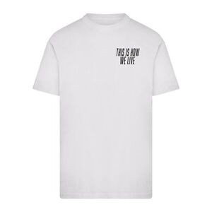 Mister Tee Póló 'This Is How We Live' fekete / fehér kép