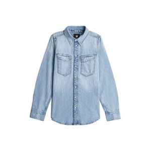 G-STAR Blúz 'Slim Western' kék farmer kép
