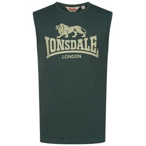 LONSDALE Póló 'Clopton' nád / sötétzöld kép