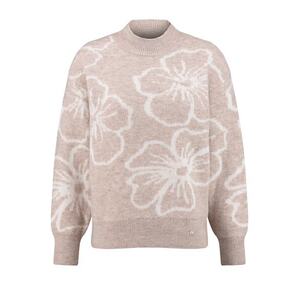 Key Largo Pulóver 'Blush' barna / fehér kép
