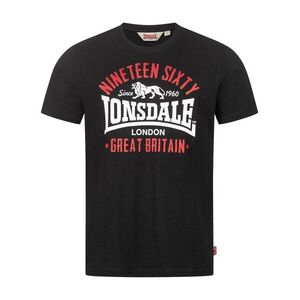 LONSDALE Póló 'Kilchoan' piros / fekete / fehér kép