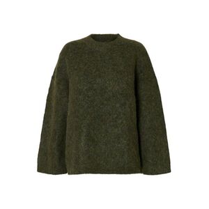 SELECTED Oversize pulóver 'SLFGabriella' olíva kép
