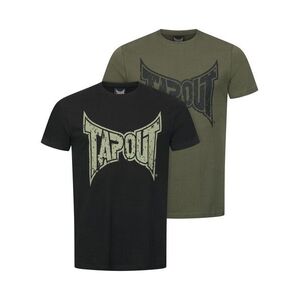 Tapout Póló 'Amboyn' khaki / fekete kép