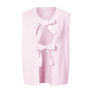 PIECES Kötött mellény rózsaszín kép