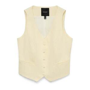 VERO MODA Öltönymellény sárga / fehér kép