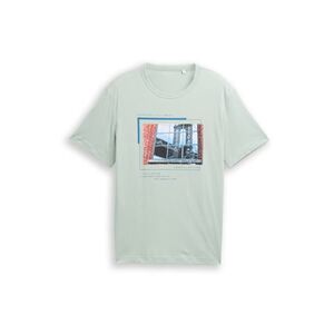 TOM TAILOR Póló kék / rozsdabarna / menta / fehér kép