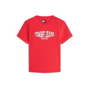 Tommy Jeans Póló piros / fehér kép
