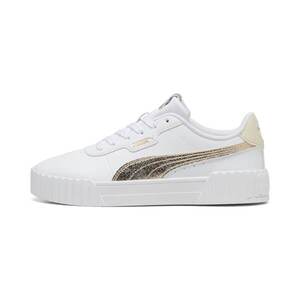 PUMA Rövid szárú sportcipők 'Carina' bronz / fehér kép