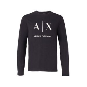 ARMANI EXCHANGE Póló tengerészkék / fehér kép