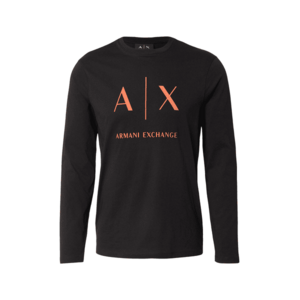 ARMANI EXCHANGE Póló világospiros / fekete kép