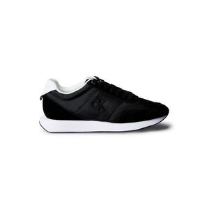 Calvin Klein Rövid szárú sportcipők 'Essential Retro Mixed Texture' fekete / fehér kép