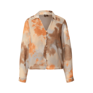 VERO MODA Blúz 'VMHOLLY' barna / szürke / narancs kép