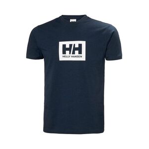 HELLY HANSEN Póló 'BOX 2.0' tengerészkék / fehér kép