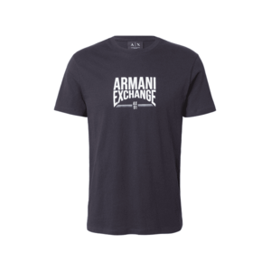 ARMANI EXCHANGE Póló tengerészkék / fehér kép