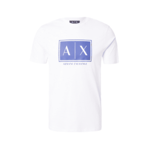 ARMANI EXCHANGE Póló sötétkék / fehér kép