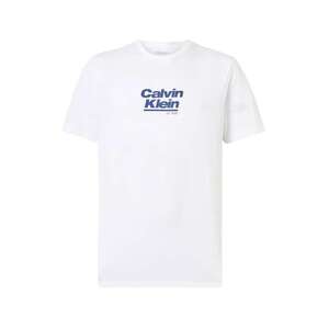 Calvin Klein Jeans Póló '30S' királykék / fehér kép