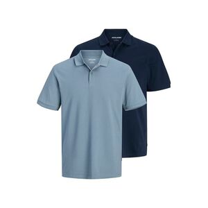JACK & JONES Póló 'JJKANE' tengerészkék / világoskék kép
