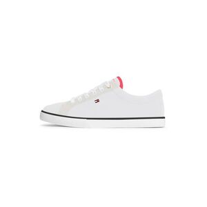 TOMMY HILFIGER Rövid szárú sportcipők 'Enamel Flag' fehér kép