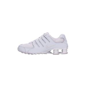 Nike Sportswear Rövid szárú sportcipők 'SHOX NZ' ezüstszürke / piszkosfehér kép