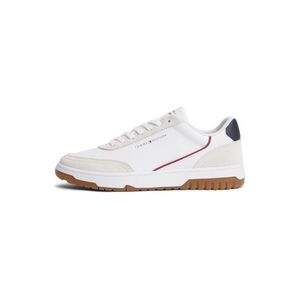 TOMMY HILFIGER Rövid szárú sportcipők tengerészkék / vörösáfonya / fehér kép
