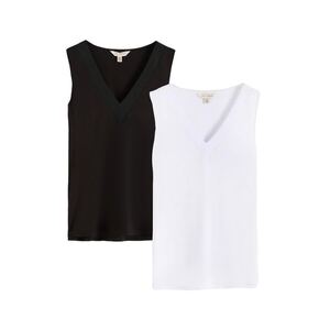 love & roses Top fekete / fehér kép