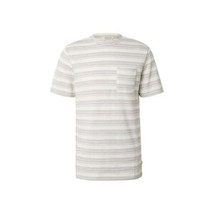 INDICODE JEANS Póló 'Scotland' orgona / természetes fehér kép