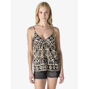 KOROSHI Top bézs / fekete kép
