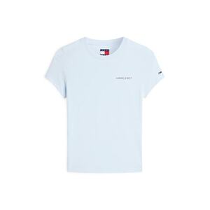 Tommy Jeans Póló 'Logo Slim' világoskék kép