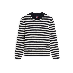 Tommy Jeans Pulóver tengerészkék / fehér kép