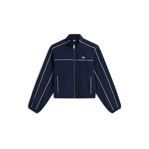 Tommy Jeans Átmeneti dzseki 'Tommy Badge Contrast Piping' tengerészkék / cseresznyepiros / fehér kép