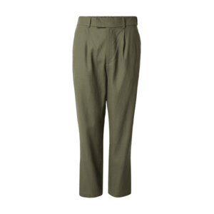 DAN FOX APPAREL Ráncos nadrág 'Kadir' zöld kép
