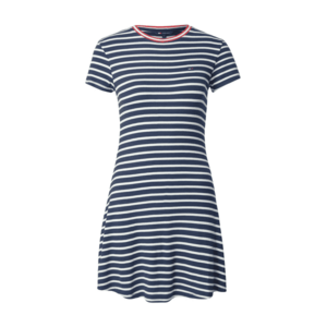 Tommy Jeans Nyári ruhák 'Fit And Flare Mini' tengerészkék / piros / fehér kép