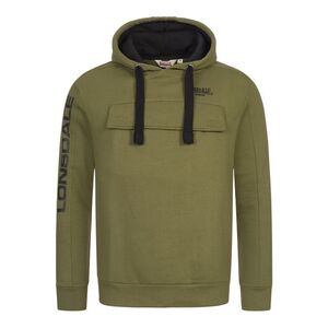 Férfi kapucnis felső Lonsdale Khaki kép