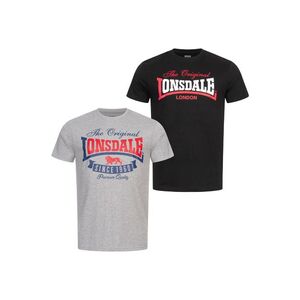 Férfi póló Lonsdale Double Pack kép