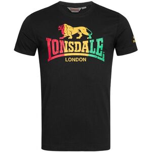 Férfi póló Lonsdale 115078-Black kép
