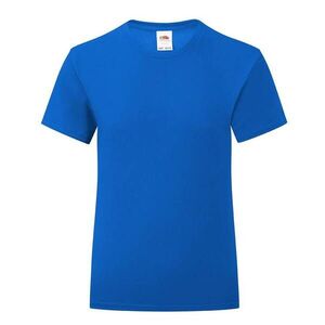 Blue Girls' T-shirt Iconic Fruit of the Loom kép