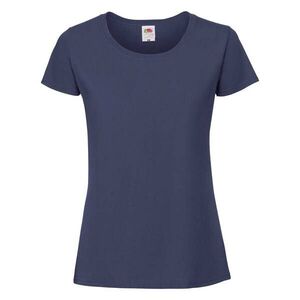 Granatowa koszulka damska Iconic 195 Ringspun Premium Premium Fruit of the Loom kép
