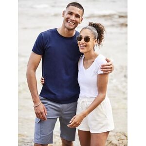 Navy blue Iconic combed cotton t-shirt Fruit of the Loom kép