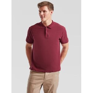 Burgundy Men's Polo Shirt Original Polo Friut of the Loom kép