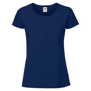 Granatowa koszulka damska Iconic 195 Ringspun Premium Premium Fruit of the Loom kép